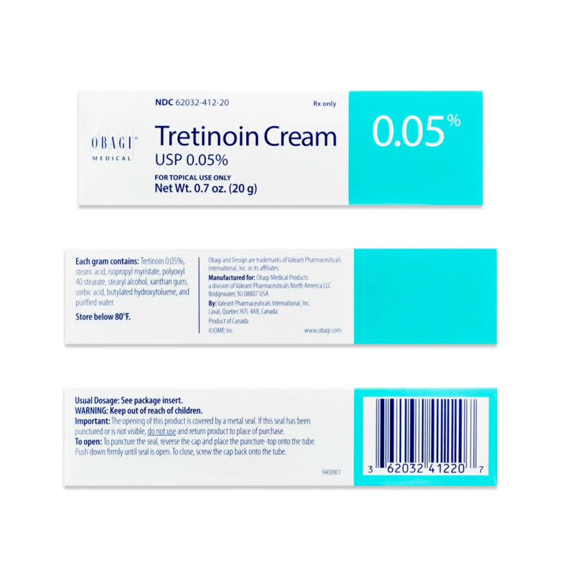 Skinrets obagi tretinion 0.05 cream package