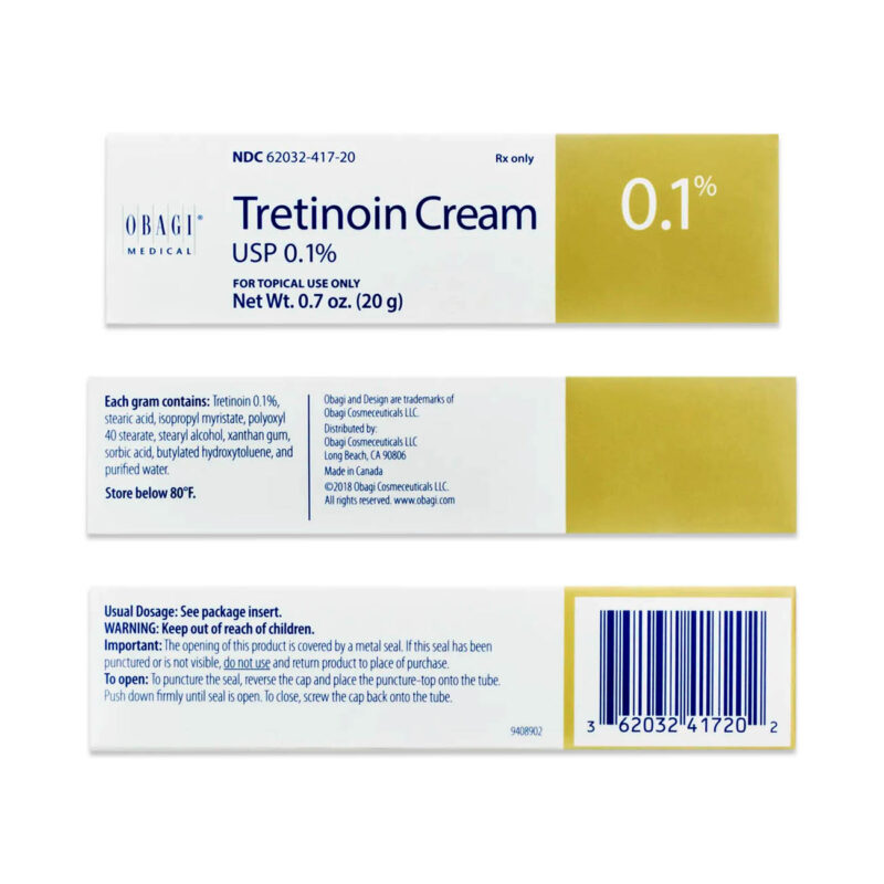 Skinrets obagi tretinion 0.1 cream package